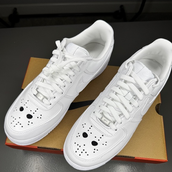 Nike Other - Nike Men's Air Force 1 Low “Jason Voorhees” White Sneakers